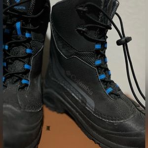 Columbia Snow Bugaboot Plus IV Omni-Heat Boots Black Womens 6  Youth 4.5 Eu 35
